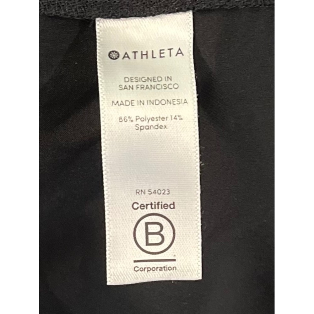 Athleta Black Trekkie Hiking Shorts Womens Size 10 Zipper Pockets Stretch - Picture 5 of 5